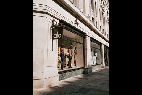 Exterior of Alo store, Regent Street
